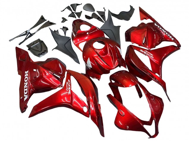 2009-2012 Red Racing Honda CBR600RR Motorcycle Fairings Canada
