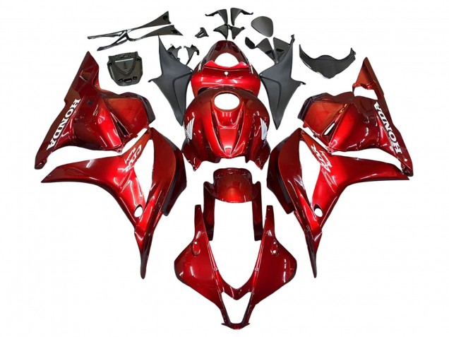 2009-2012 Red Racing Honda CBR600RR Motorcycle Fairings Canada