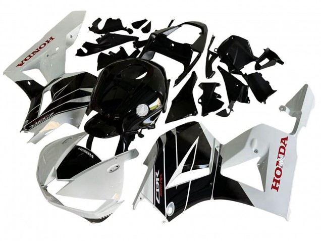 2013-2026 White Glossy Black Honda CBR600RR Motorcycle Fairing Kits Canada