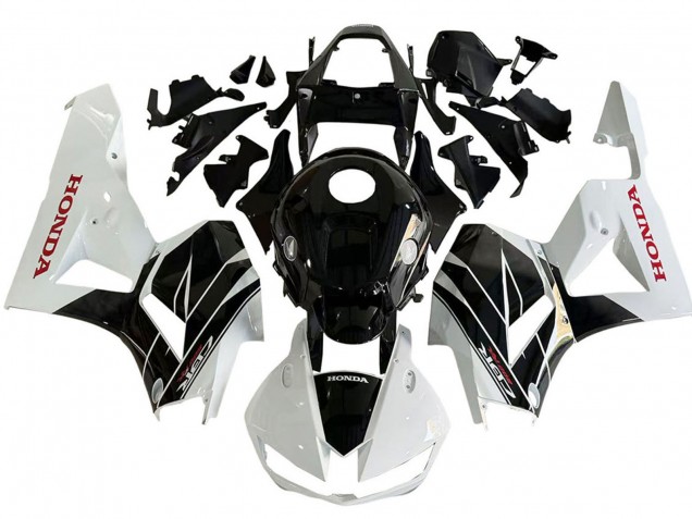 2013-2026 White Glossy Black Honda CBR600RR Motorcycle Fairing Kits Canada