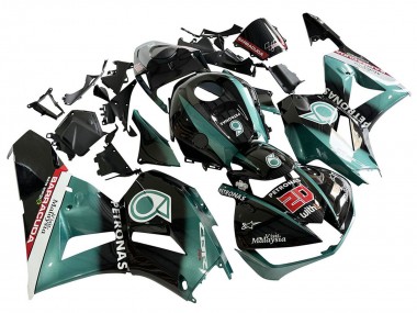 2013-2023 Teal Blue Glossy Black Petronas 20 Honda CBR600RR Motorcycle Fairing Canada