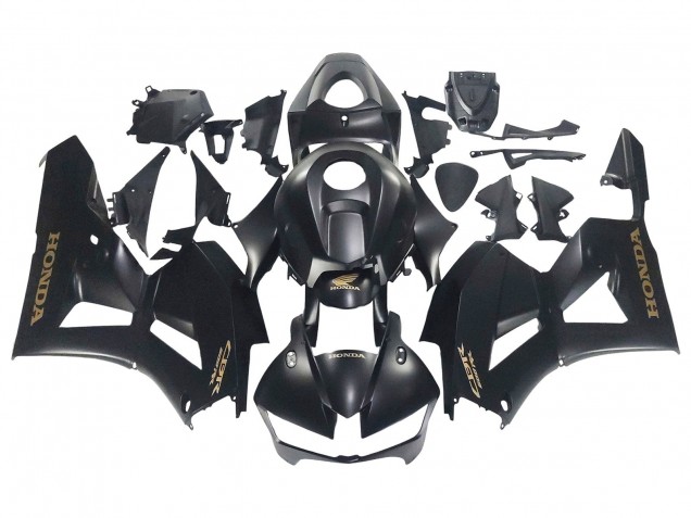 2013-2023 Matte Black Gold Decals Honda CBR600RR Motorcycle Fairings Canada