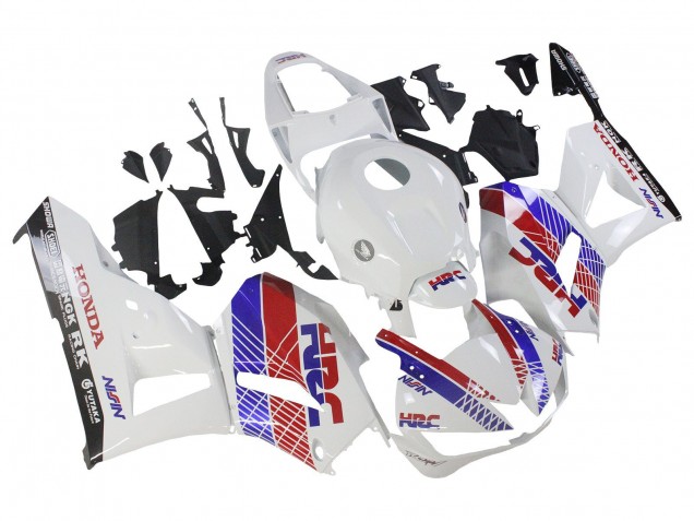 2013-2023 White Red Blue HRC Honda CBR600RR Motorcycle Fairing Canada