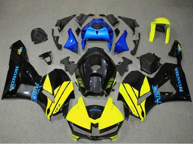 2013-2023 Blue Yellow Glossy Black Honda CBR600RR Motorcycle Fairings Canada
