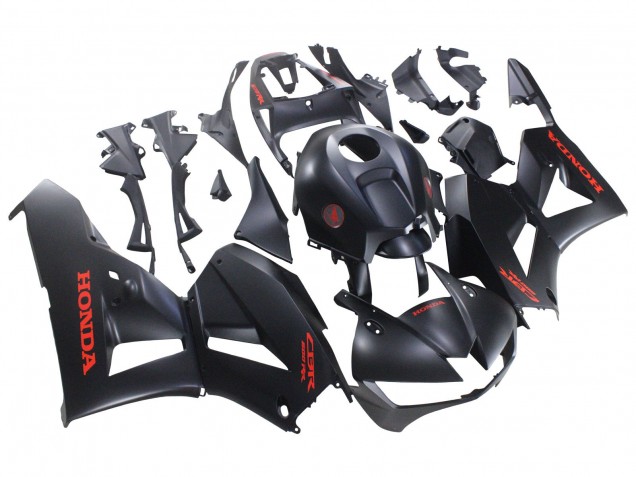 2013-2023 Matte Black Red Decals Honda CBR600RR Motorcycle Fairings Canada