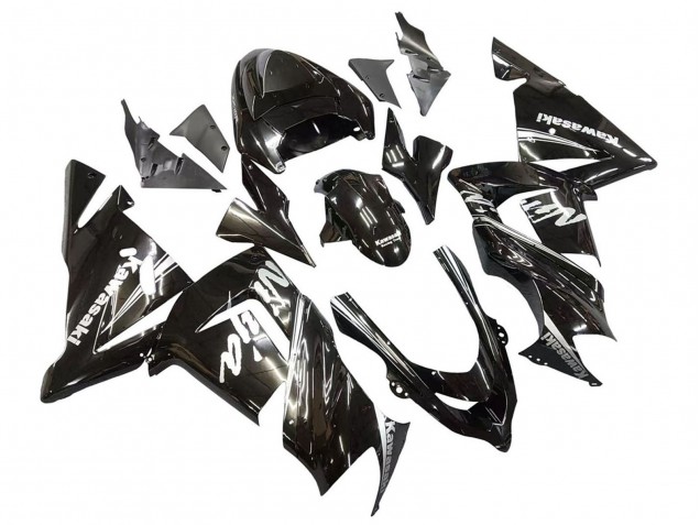 2004-2005 Glossy Black Ninja Kawasaki ZX10R Motorcycle Fairings Canada