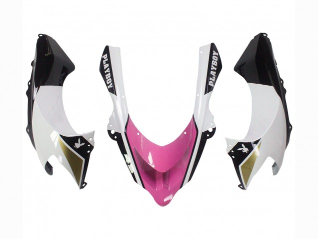 2004-2005 Black Pink White Playboy Motul Kawasaki ZX10R Motorcycle Fairings Canada