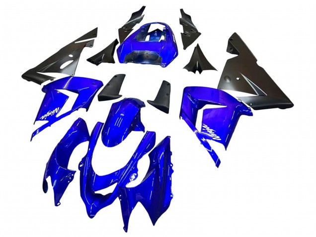 2004-2005 Blue Black Ninja Kawasaki ZX10R Motorcycle Fairings Canada