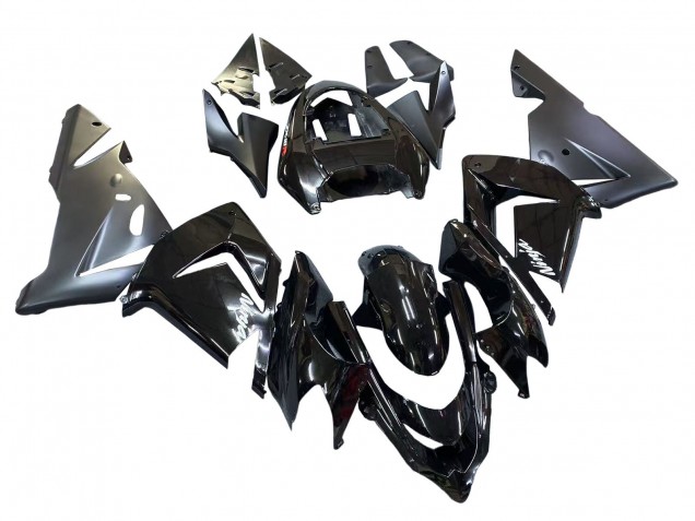2004-2005 Glossy Matte Black Ninja Kawasaki ZX10R Motorcycle Fairings Canada