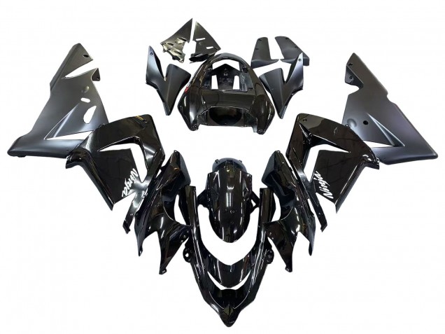 2004-2005 Glossy Matte Black Ninja Kawasaki ZX10R Motorcycle Fairings Canada