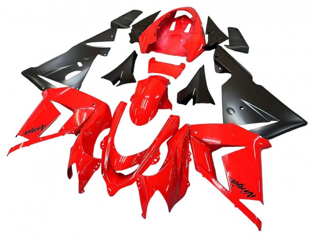 2004-2005 Red Black Ninja Kawasaki ZX10R Motorcycle Fairings Canada