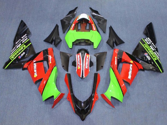 2004-2005 Green White Ninja Kawasaki ZX10R Motorcycle Fairings Canada