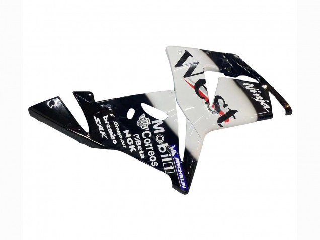 2004-2005 White Black West Ninja Kawasaki ZX10R Motorcycle Fairings Canada