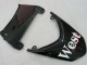2004-2005 White Black West Ninja Kawasaki ZX10R Motorcycle Fairings Canada