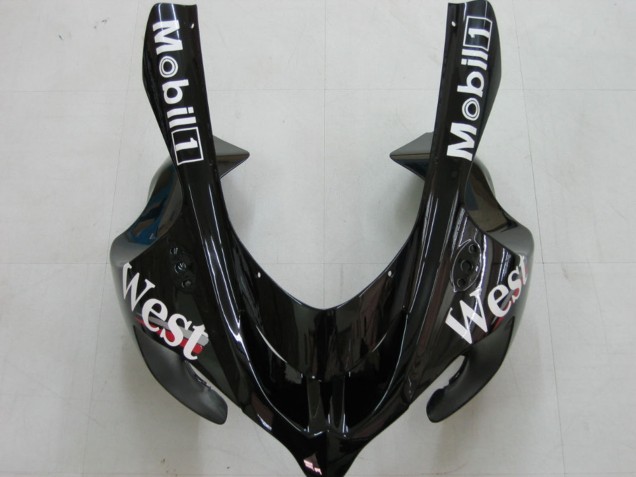 2004-2005 White Black West Ninja Kawasaki ZX10R Motorcycle Fairings Canada