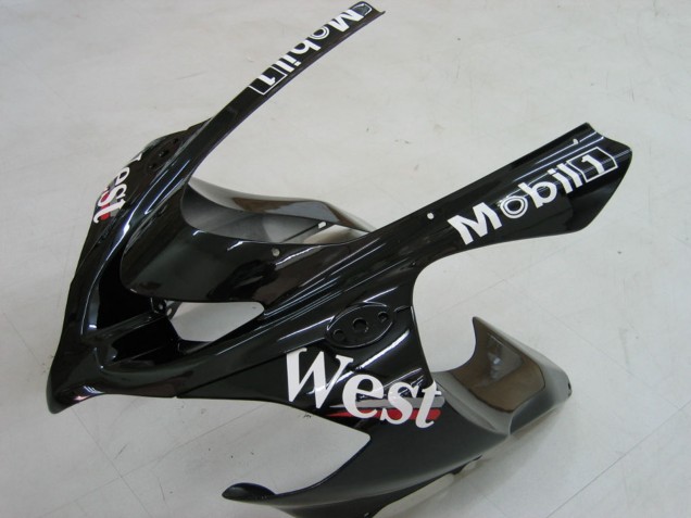 2004-2005 White Black West Ninja Kawasaki ZX10R Motorcycle Fairings Canada