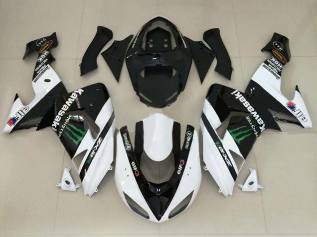 2004-2005 Green Red Black Kawasaki ZX10R Motorcycle Fairings Canada
