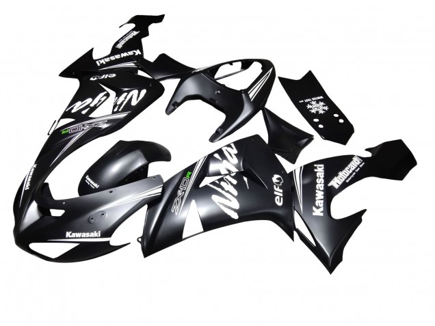 2006-2007 Matte Black Kawasaki ZX10R Motorcycle Fairing Canada