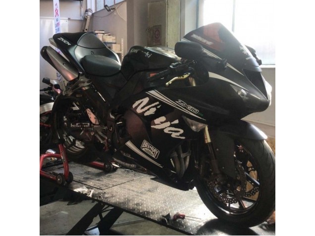 2006-2007 Matte Black Kawasaki ZX10R Motorcycle Fairing Canada