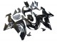 2006-2007 Glossy Black Kawasaki ZX10R Motorcycle Fairings Canada