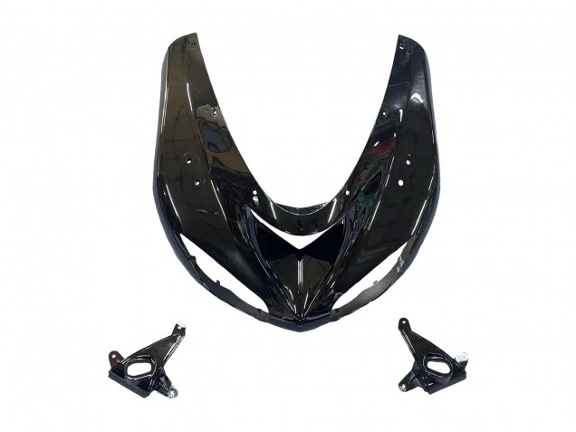 2006-2007 Glossy Black Kawasaki ZX10R Motorcycle Fairings Canada