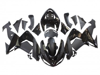 2006-2007 Matte Black Glossy Black Kawasaki ZX10R Motorcycle Fairings Canada