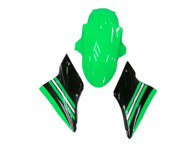 2006-2007 Green White Black Kawasaki ZX10R Motorcycle Fairing Kits Canada