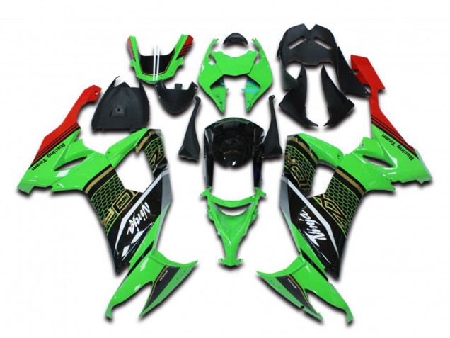 2006-2007 Green Red Black Kawasaki ZX10R Motorcycle Fairings Canada