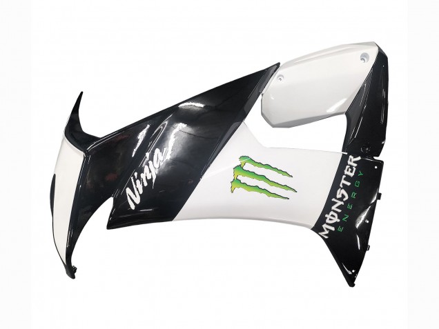 2008-2010 Glossy Black White Green Monster Elf Kawasaki ZX10R Motorcycle Fairings Canada