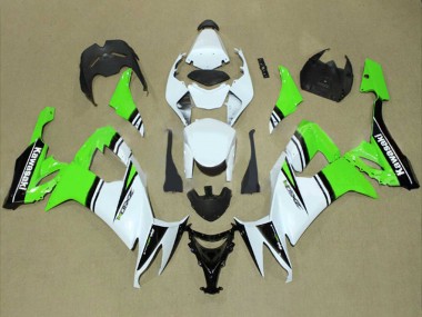 2008-2010 White Green Black Kawasaki ZX10R Motorcycle Fairings Canada