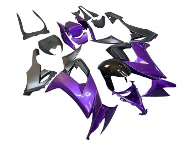 2008-2010 Purple Black Kawasaki ZX10R Motorcycle Fairings Canada