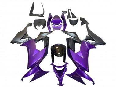 2008-2010 Purple Black Kawasaki ZX10R Motorcycle Fairings Canada