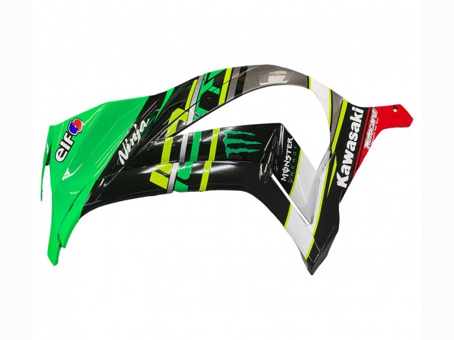 2011-2015 Green Yellow Black White Elf Monster Kawasaki ZX10R Motorcycle Fairings Canada