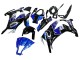 2011-2015 Blue White Glossy Black Kawasaki ZX10R Motorcycle Fairings Canada