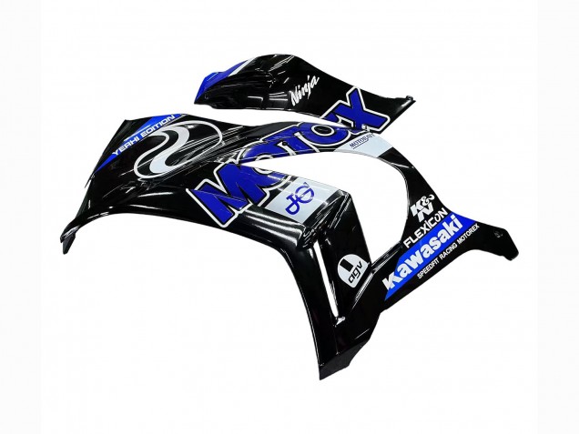 2011-2015 Blue White Glossy Black Kawasaki ZX10R Motorcycle Fairings Canada