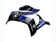 2011-2015 Blue White Glossy Black Kawasaki ZX10R Motorcycle Fairings Canada