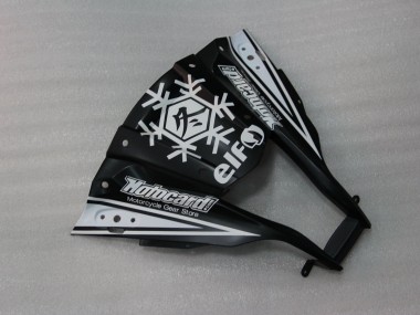 2011-2015 Glossy Black White Elf Snow Decal Kawasaki ZX10R Motorcycle Fairings Canada