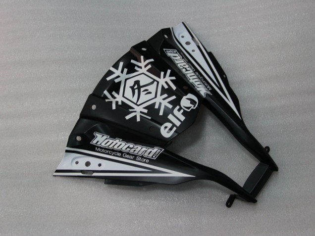 2011-2015 Glossy Black White Elf Snow Decal Kawasaki ZX10R Motorcycle Fairings Canada