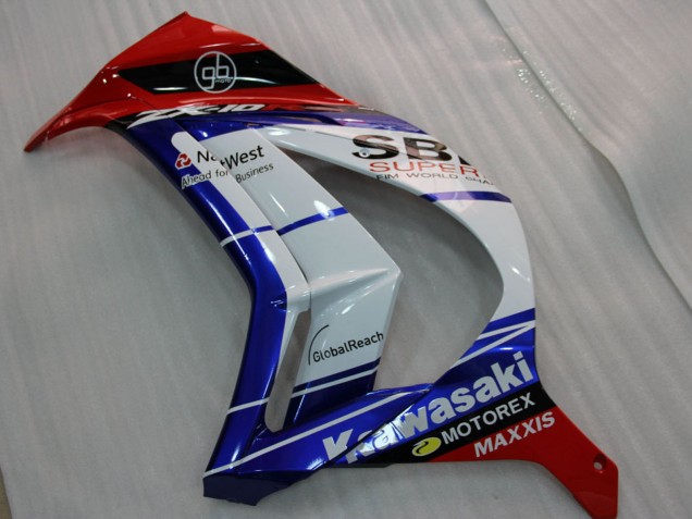 2011-2015 White Blue Red Black SBK Maxxis Kawasaki ZX10R Motorcycle Fairings Canada