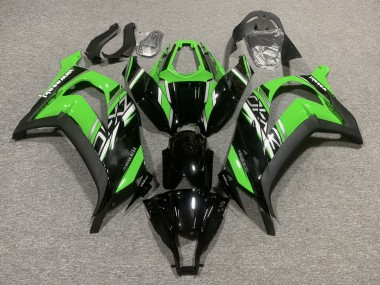 2011-2015 Green Glossy Black Matte Black Kawasaki ZX10R Motorcycle Fairings Canada