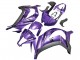 2011-2015 Purple Matte Black Kawasaki ZX10R Motorcycle Fairing Canada