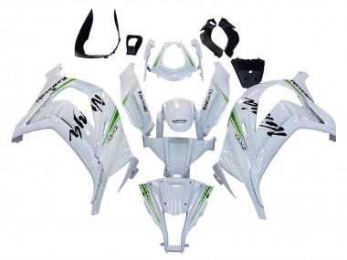 2011-2015 White Green Stripe Black Ninja Kawasaki ZX10R Motorcycle Fairings Canada