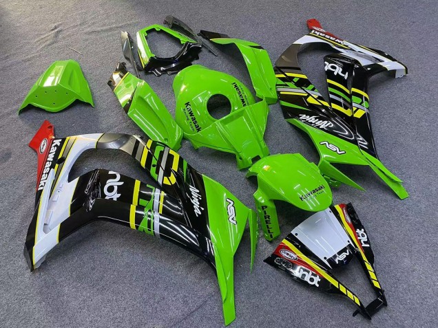 2011-2015 Green Yellow White Black Red Pirelli Kawasaki ZX10R Motorcycle Fairings Canada