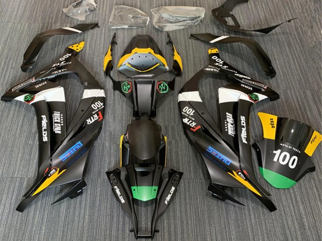 2011-2015 Matte Black White Yellow Green Elf Trick Star Frtr 100 Kawasaki ZX10R Motorcycle Fairings Canada