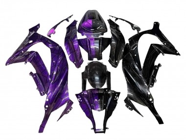 2011-2015 Purple Black Kawasaki ZX10R Motorcycle Fairings Canada