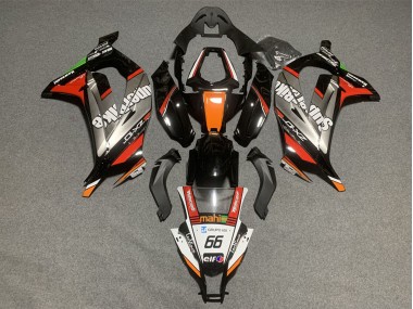 2011-2015 White Orange Black Mahi Elf 66 Superbike Kawasaki ZX10R Motorcycle Fairings Canada