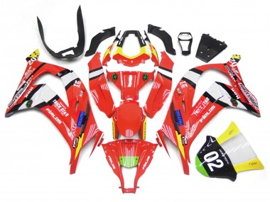 2011-2015 Red Yellow White Black Green Blue Trick Star 02 Kawasaki ZX10R Motorcycle Fairings Canada