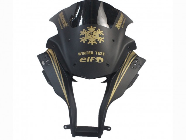 2011-2015 Matte Black Gold Snow Elf Kawasaki ZX10R Motorcycle Fairings Canada