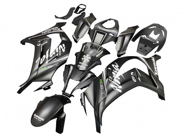 2011-2015 Matte Black Green Elf Kawasaki ZX10R Motorcycle Fairings Canada