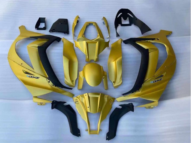 2011-2015 Gold Black Kawasaki ZX10R Motorcycle Fairings Canada